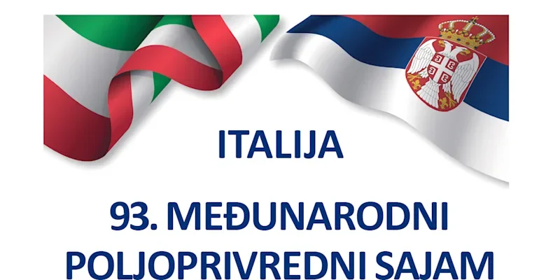 Italijanska kolektivna izložba na 93. Međunarodnom poljoprivrednom sajmu u Novom Sadu